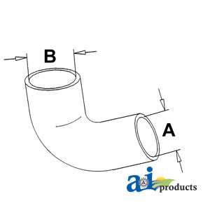 UT370016   Upper Hose---Replaces 131421C1